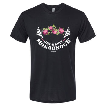 Adult Triblend T-Shirt (Pink Flower Bar) Thumbnail