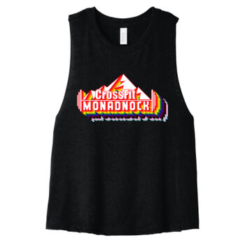 Women's Racerback Cropped Tank (Pride) Thumbnail