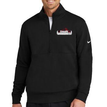 Club Fleece Sleeve Swoosh 1/2 Zip Thumbnail