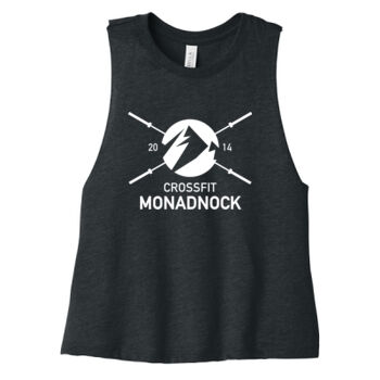 Women's Racerback Cropped Tank (Peaks) Thumbnail